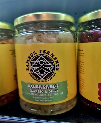 Zambur Ferments Sauerkraut.