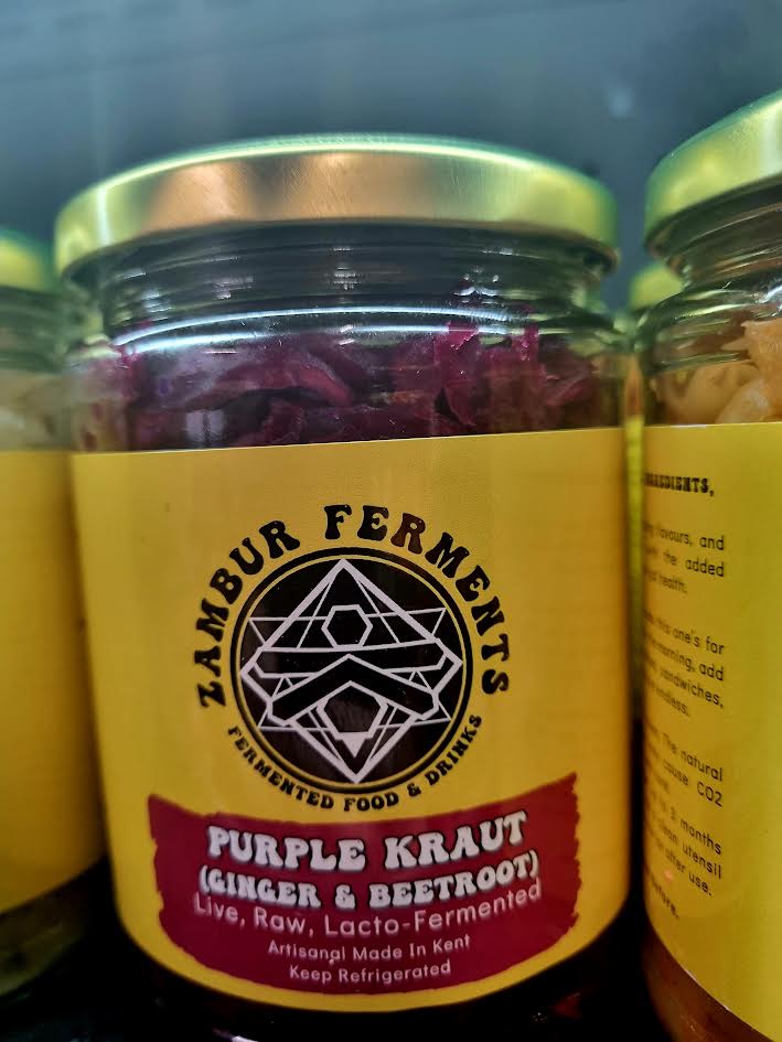 Zambur Ferments Sauerkraut.