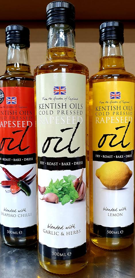 Kentish Extra Virgin Rapeseed Oil 500ml