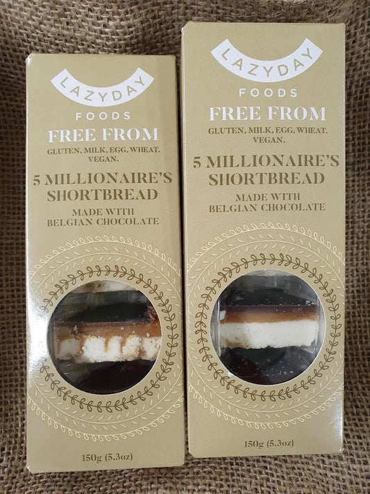 Lazyday Millionaires Vegan shortbread