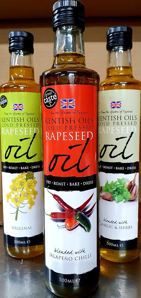 Kentish Extra Virgin Rapeseed Oil 500ml