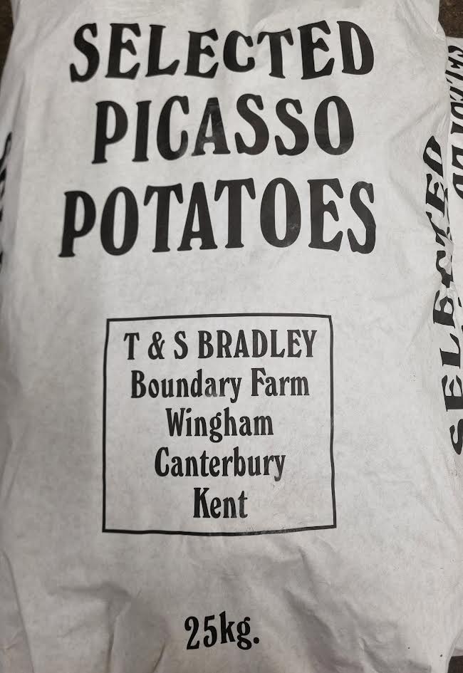 White Unwashed Picasso Potato 25kg – Peters Produce Kent